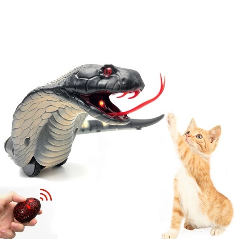 Juguetes Mas Populares Novelty Surprise RC Toys Prank Items Electric Remote Control Infrared Plastic Snake