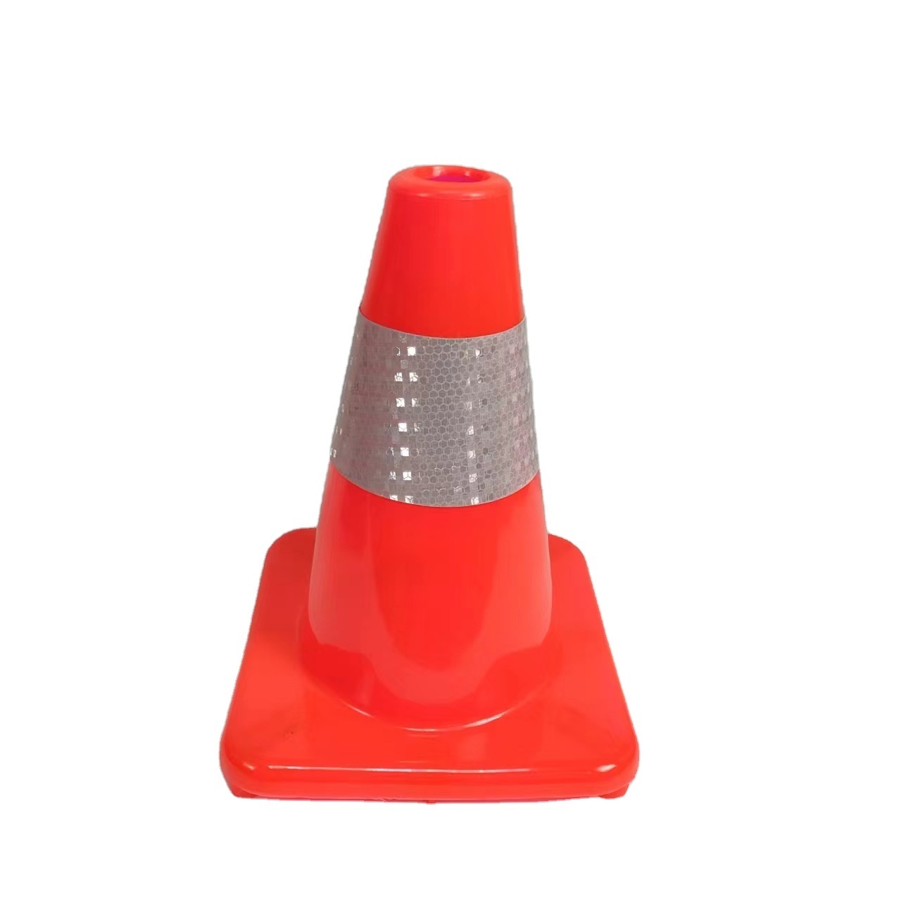 Top Selling 30 cm Flexible PVC Road Cone Manufacture's Traffic Safety Warning Product Used for Traffic Control