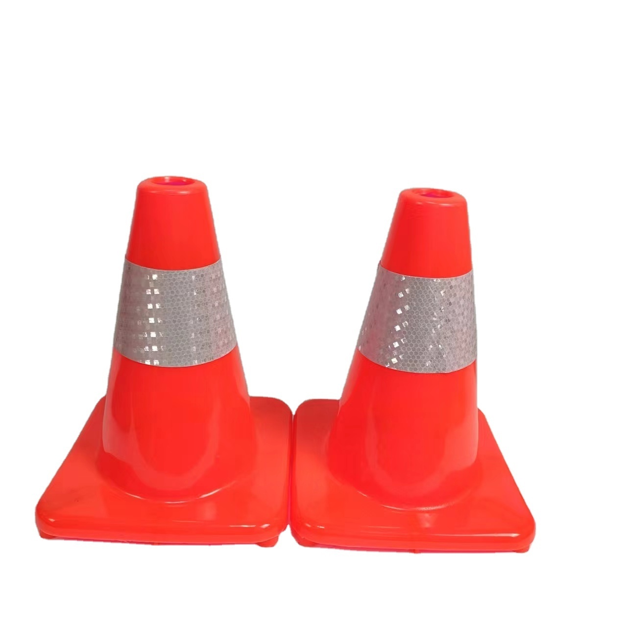 Top Selling 30 cm Flexible PVC Road Cone Manufacture's Traffic Safety Warning Product Used for Traffic Control