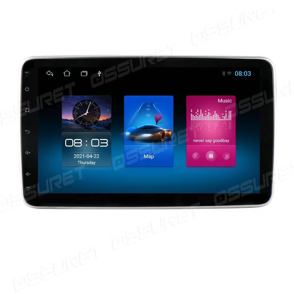 Radio Single Audio, MP3 Player Car Stereo 1 DIN with Bluetooth Handsfree/ FM/ Dual USB/ TF/ AUX/ EQ