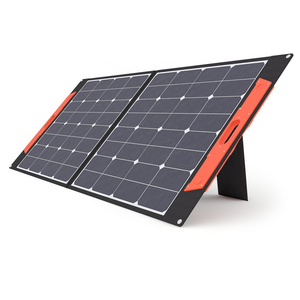 200W 18V SunPower Cells ETFE Portable Foldable Solar Panels With USB Output For Outdoor 12V Battery Charging