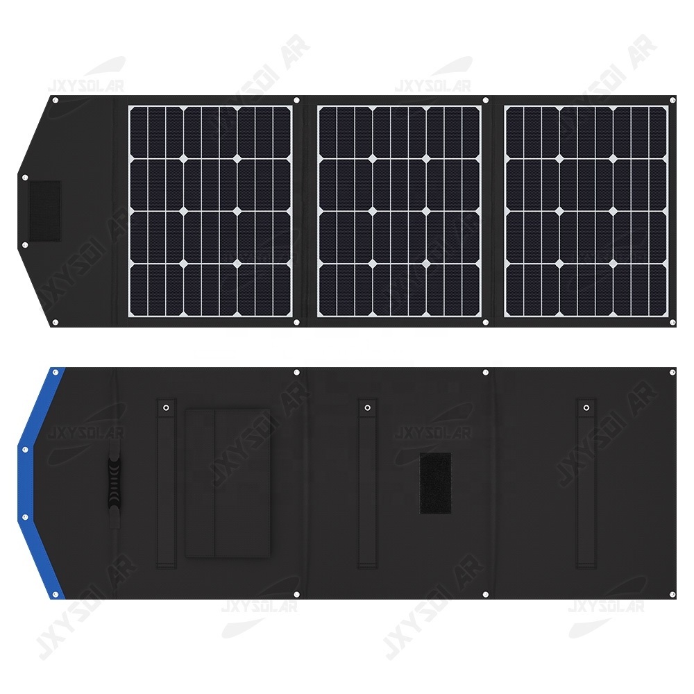 120W Foldable Solar Panel SunPower Cells for Portable Power Station Solar Generator Solar Charger 12V Battery Off Grid Solar