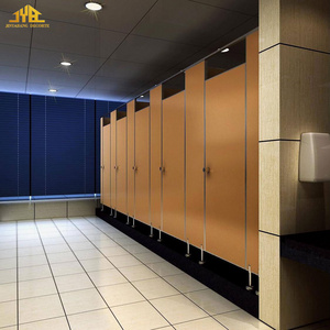 OEM New Design Commercial Shower Partitions Restroom Partition Toilet Cubicles Stalls HPL Panel Toilet Wall Partition