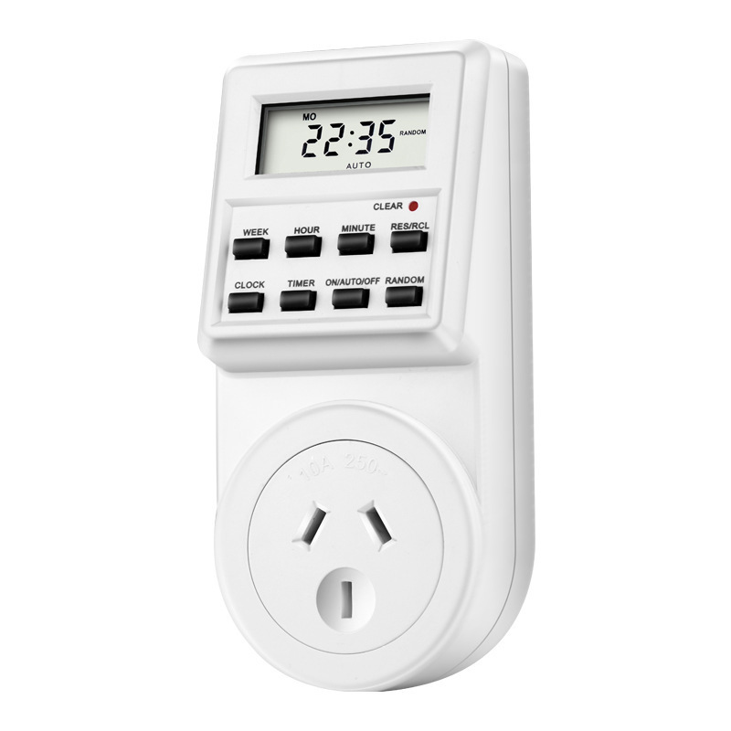 JYD 240V 10A 2400W LCD Screen Display AU Plug Timing switch Intelligent Plug Timer Socket Electronic Timer Switch Socket