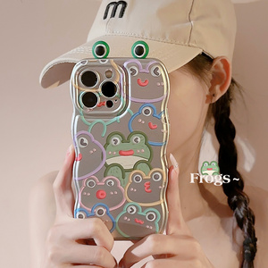 JYD Luxury Printed Electroplated Frog phone cover phone case For 11 12 13 14 12promax 13pro 13promax 14pro 14plus 14promax