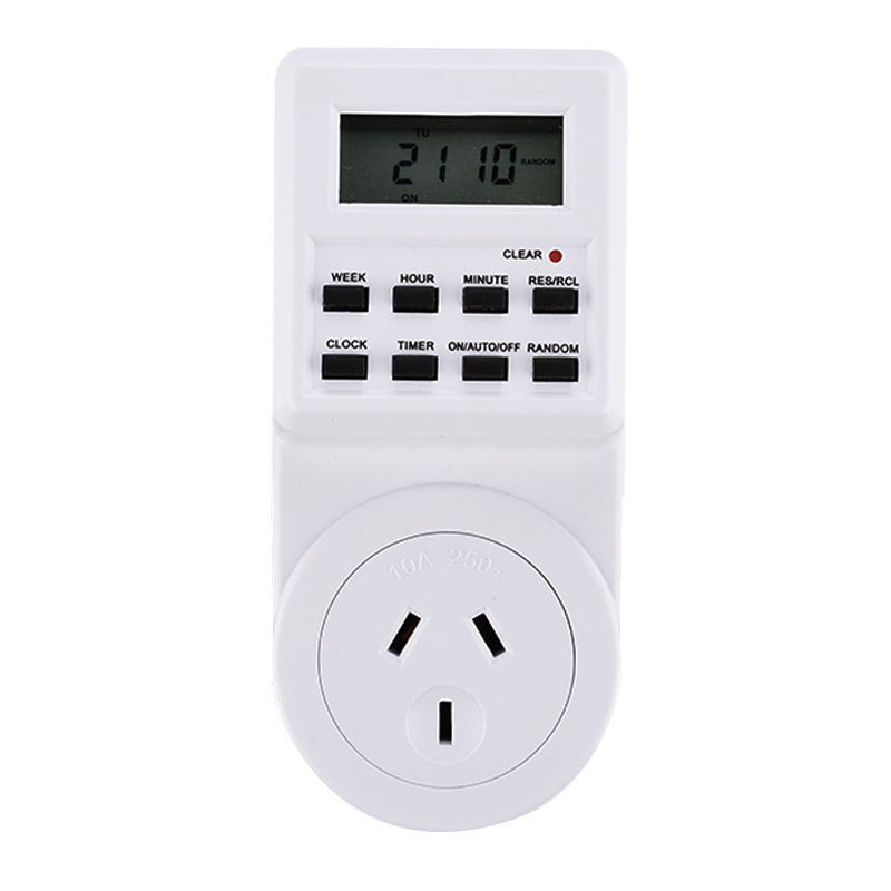 JYD 240V 10A 2400W LCD Screen Display AU Plug Timing switch Intelligent Plug Timer Socket Electronic Timer Switch Socket