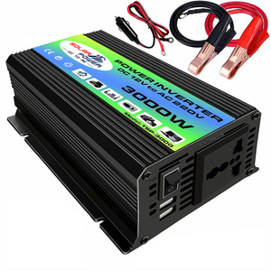 Car Power Inverter 12V to 220v 250W Cigarette Lighter Power Supply Inverter Adapter with USB Charger Fast Charging Converter