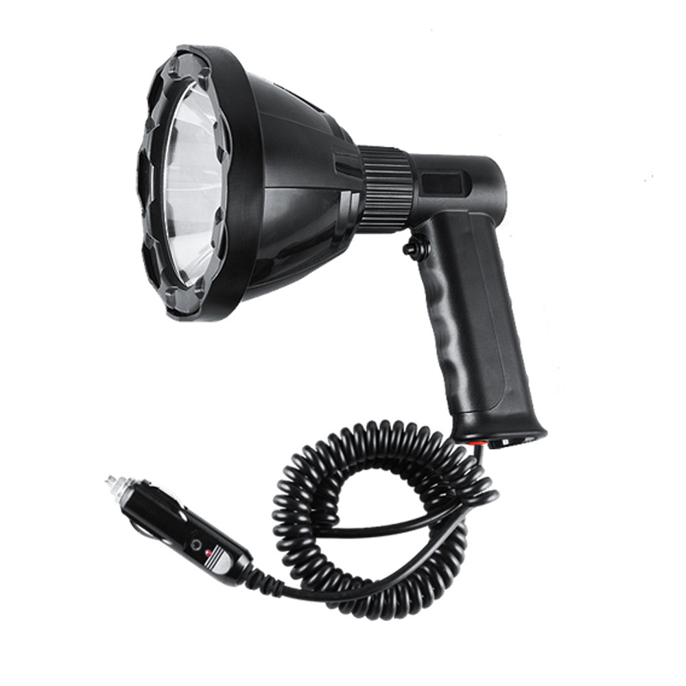 Hot portable vehicle mounted searchlight high power 30W 12V flashlight waterproof LED searchlight