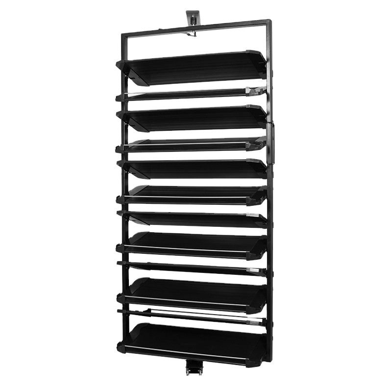 Metal Multi Layer Rotating Shoe Cabinet Storage Organizer Shoe Rack For Home Display Hold Shoes