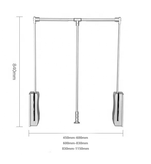 High-quality services high quality pull down wardrobe lifting closet rod