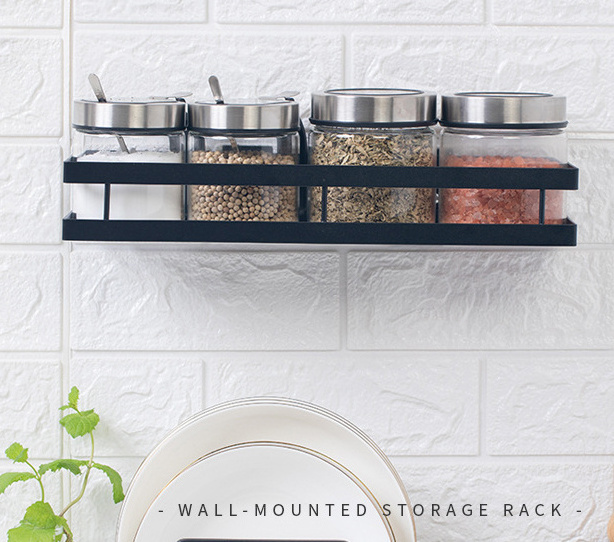 Hot Sale Practical Wall Mounted Kitchen Bathroom Shelf Rack Bathroom Storage