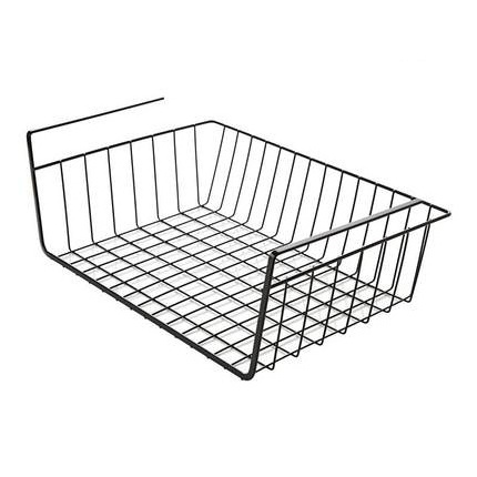 Kitchen Counter Space Kitchen Organizer Under Shelf Hanging Wire Storage Basket