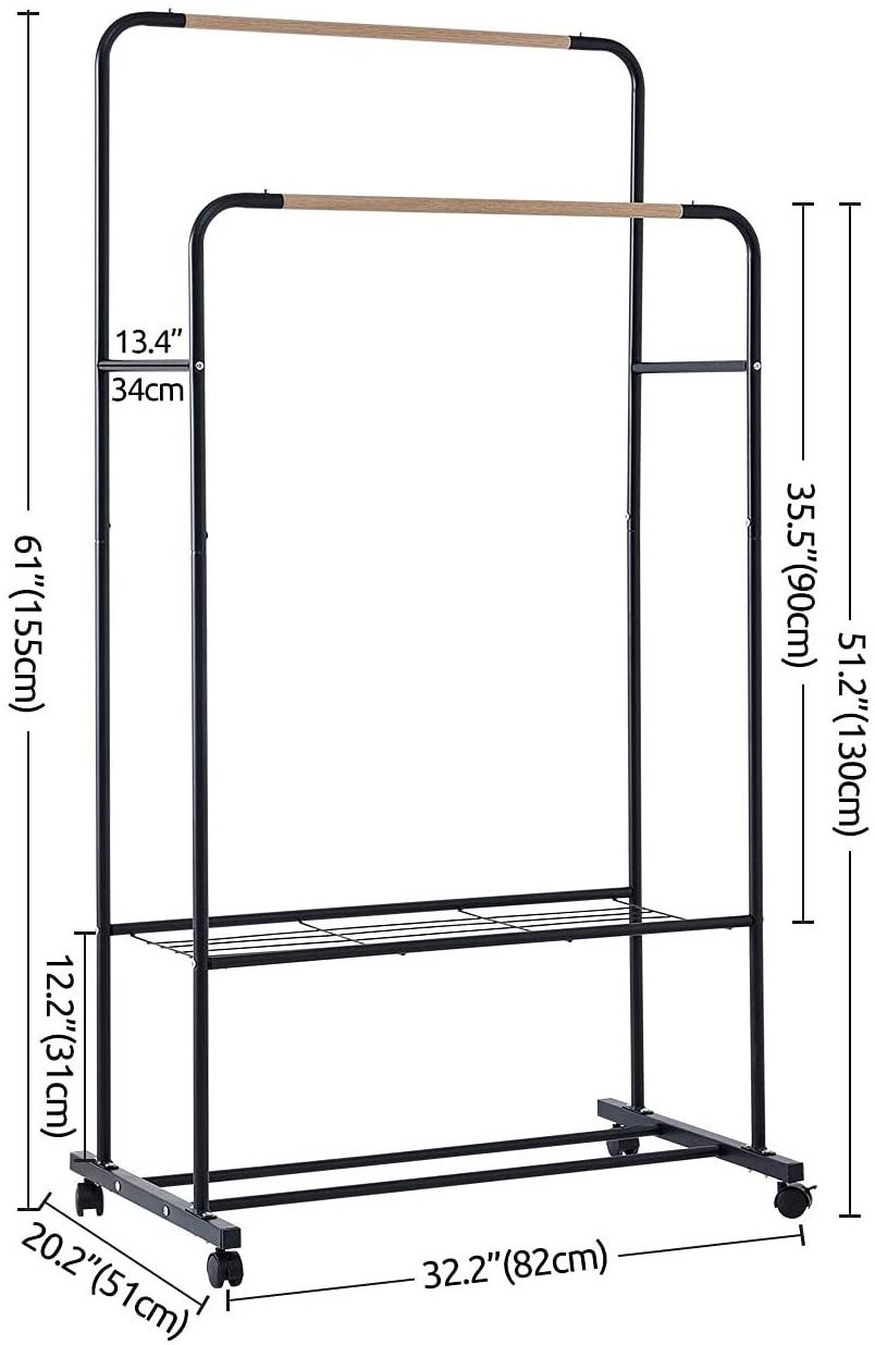 Stainless Steel Handing Rack Floor Clothes Hanger Cost Cloth Stand For wardrobe