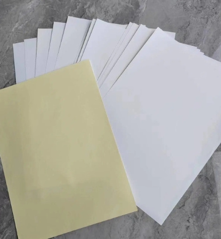 GSF China Brand Good Quality 80GSM Semi Glossy Paper Water Based Glue Self Adhesive Paper