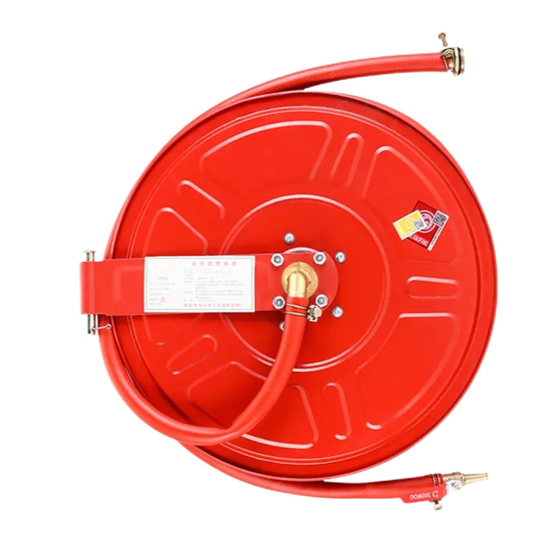 Okefire Advanced Manual Swing Arm Fire 1 1/4 Inch Hose Reel JPS0.8-19-20-25-30 Firefighting Equipment Accessory