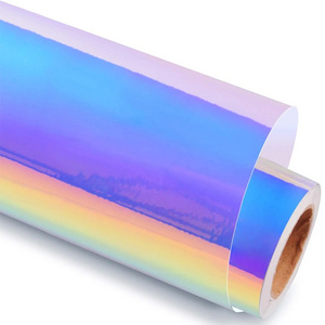 Holographic Sticker Paper Waterproof A4 Size Clear Vinyl Sticker Self-Adhesive Rainbow label sticker rolls suit for inkjet print