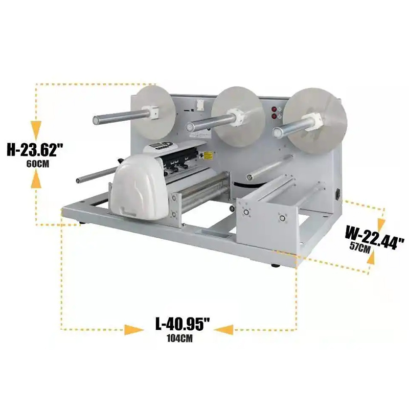 Continuous roll to roll label die cut sticker printer cutter die cutting machine