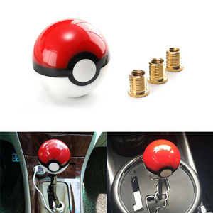 PUERXIN Car Interior Accessories Diameter 54mm Sphere Shift Knob Universal Car Modification PokeBall Shift Knob