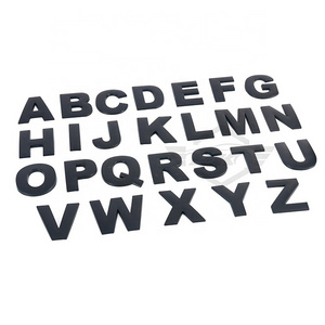 DIY 3D Metal Alphabet Letter Decal Emblem Sticker Badge for car Decoration