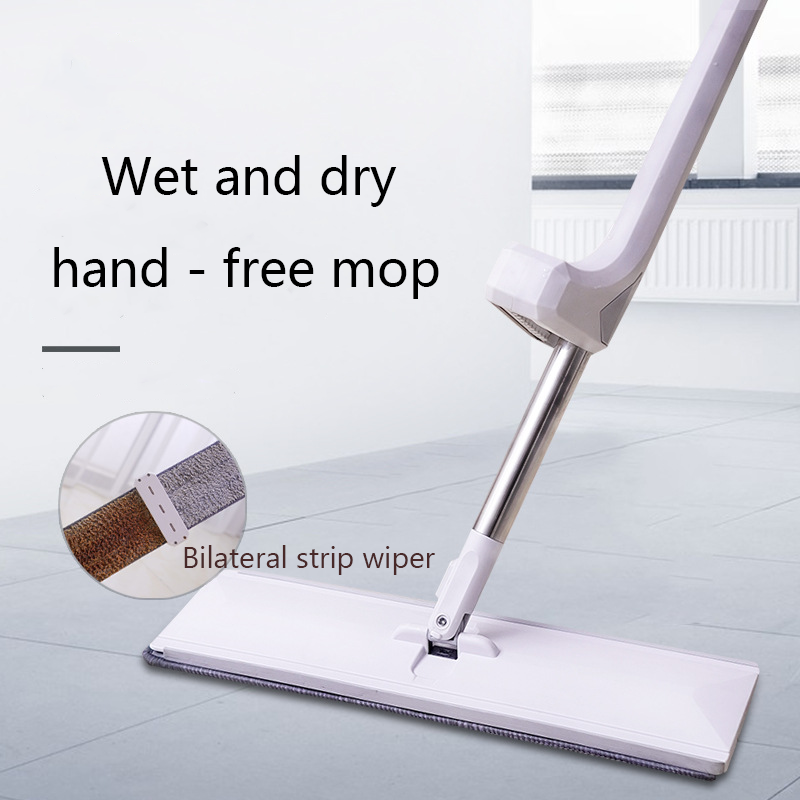 Household mop easy to clean dry and wet flat mop