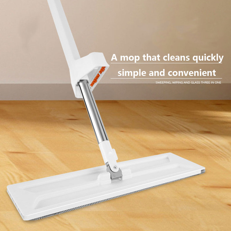 Household mop easy to clean dry and wet flat mop