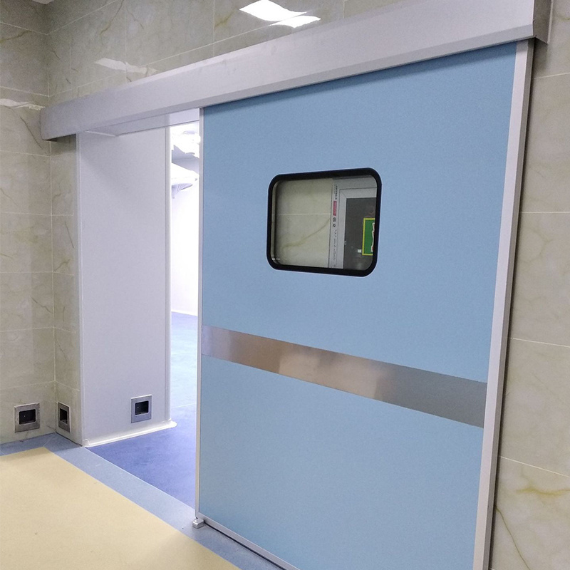 OT Room Medical Auto Sliding System Door Infrared Induction Hospital Operating Room Fireproof Airtight Automatic Sliding Door