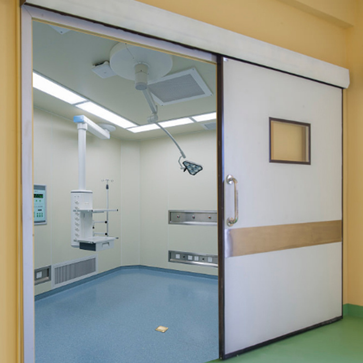 Hospital Hermetic Operating Room Fire Rated Automatic Door with vision panel fire doors