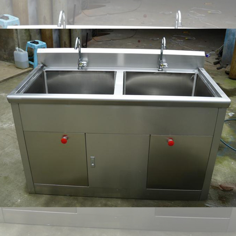 One Stop Service Hand Wash Stainless Steel Sink With Heater Foot Pedal Surgical Room Hand Wash Sink