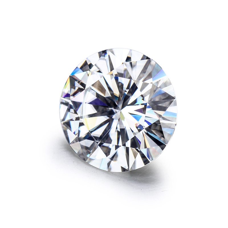 Wholesale diverse GRA Moissanite Diamond Round shape 0.1ct to 6ct loose DEF Moissanite Stones VVS Round Brilliant Cut