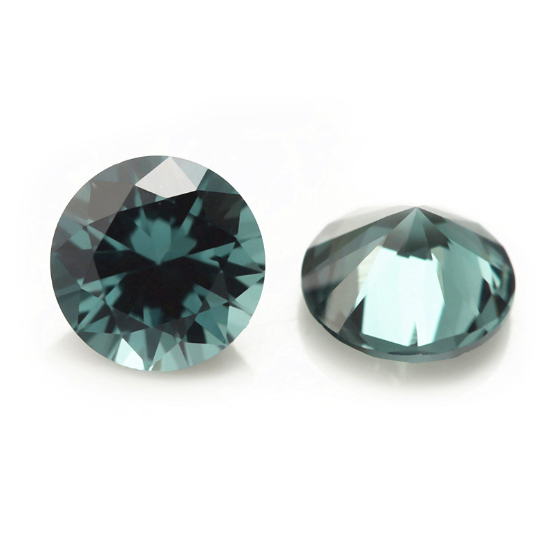 Low price 106# 108# 119# Color Spinel Round shape 4mm 6mm 8mm Synthetic Spinel gemstone