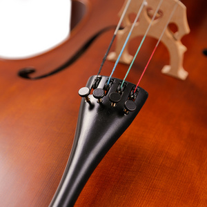 High Quality 4/4 1/8 Master Oil Varnish Solid Wood red antique Cello for Professional with Natural Flame