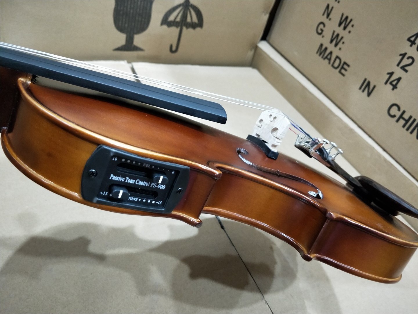 Superior Quality Electric Violin Acoustic Handmade 4/4 Violin For Beginner From China