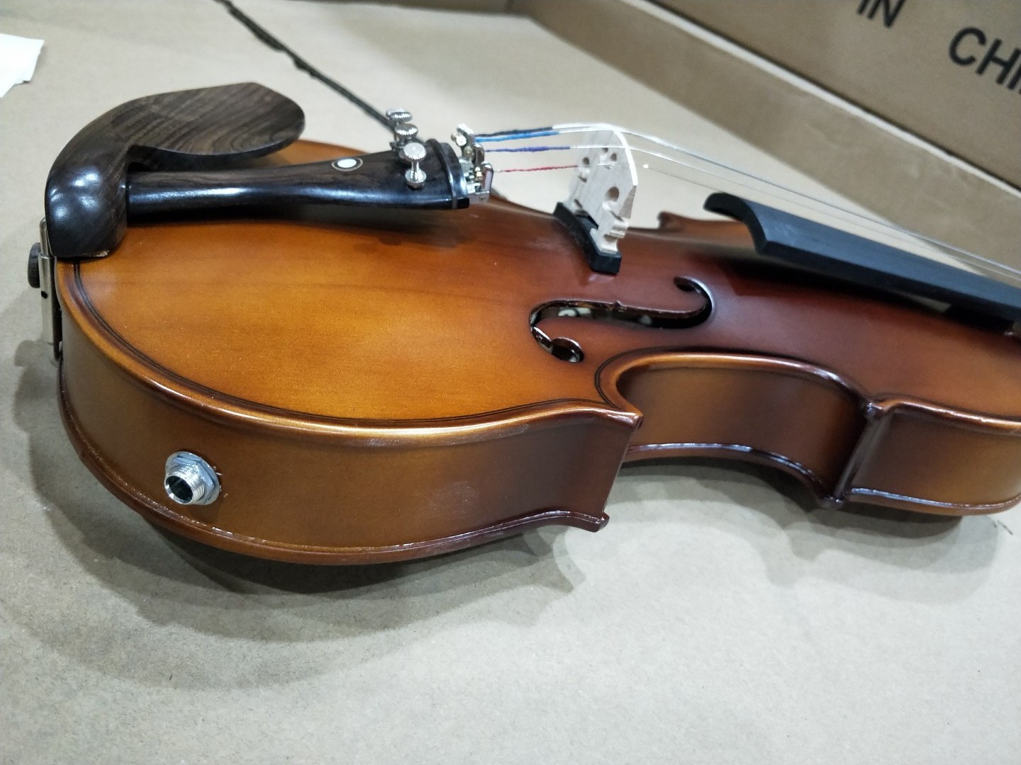 Superior Quality Electric Violin Acoustic Handmade 4/4 Violin For Beginner From China