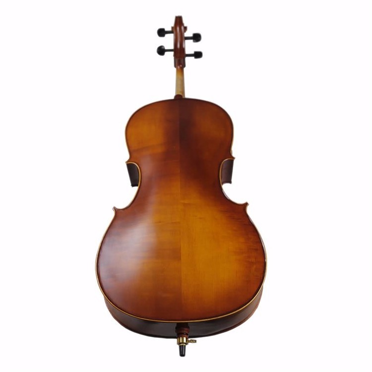 High Quality 4/4 1/8 Master Oil Varnish Solid Wood red antique Cello for Professional with Natural Flame