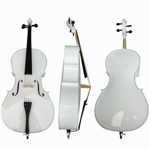 cheap Plywood Matte 4/4 Cello handmade cello ebony accessories Glossy painting cello suitable for beginners