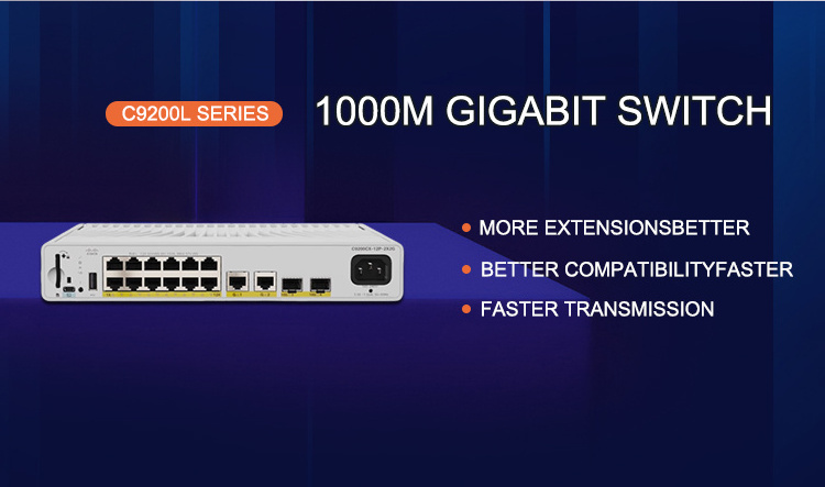 Original Uplink C9200L-48T-4X-E Switch C9200l 48-Port Data 4x10g Network Essentials Switch C9200L-48T-4X-E Ethernet Switch Poe+