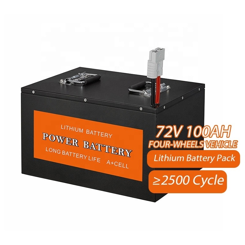 72V 100ah for electric tricycles and solar battery Deep Cycle Rechargeable  Lithium-ion Batteries for Home Motor RV Boat Energy