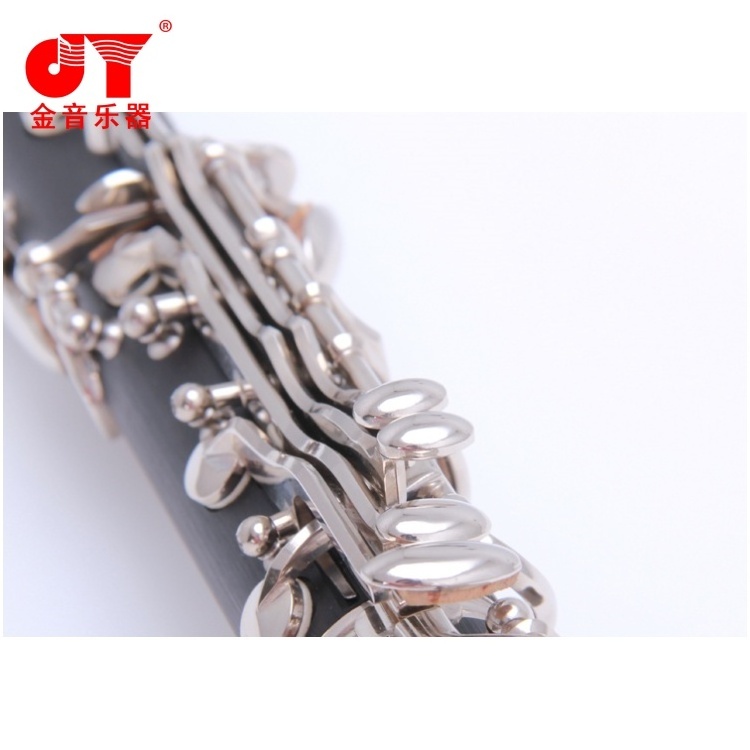 Hot Sale Bb Clarinet Composite Wood Body Silver Plated Clarinet OEM