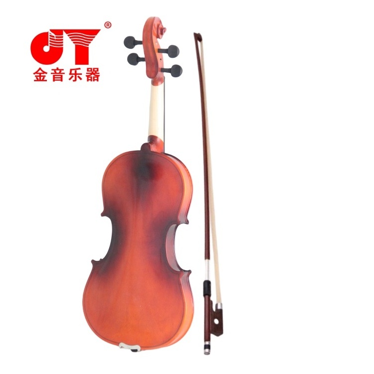 JY Adult Violin 4/4 All Solid Wood Violin Profesional with Case