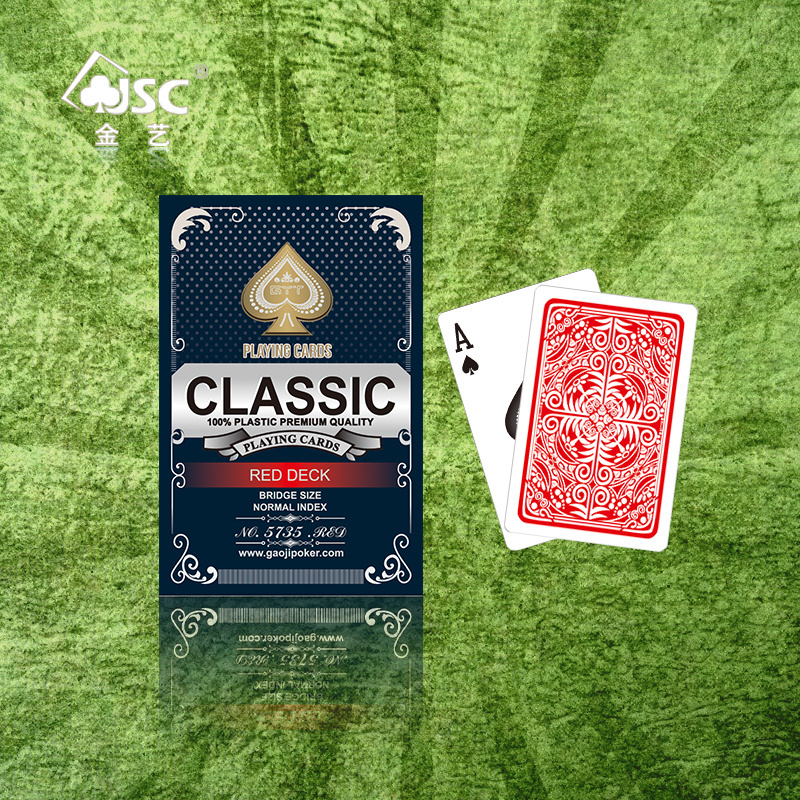 JSC5735 plastic playing cards ready products standard playing cards