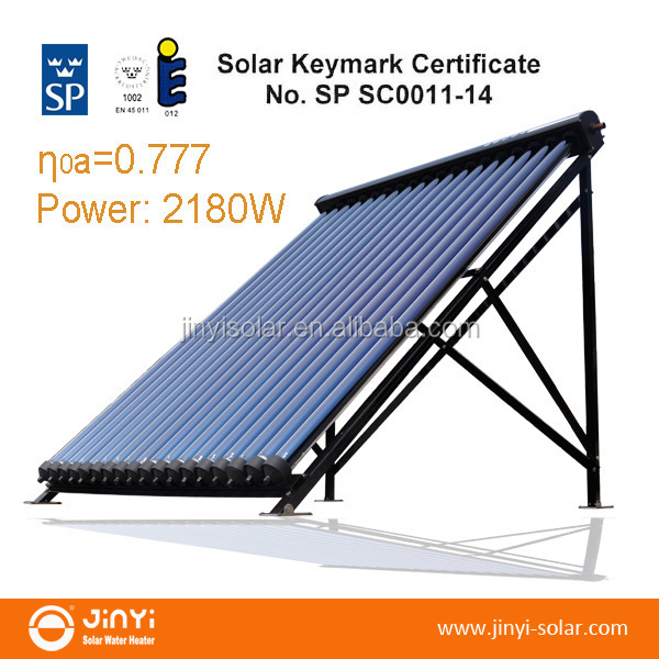 EN12976 Certificated Split Pressured Water Solar Heater System Kit