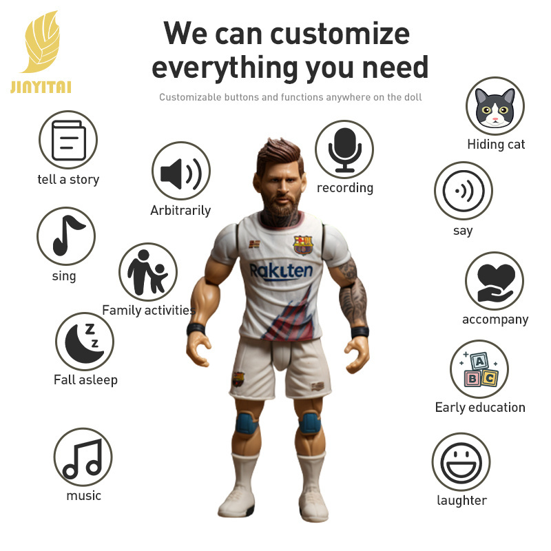 Wholesale Plastic PVC Toy Football Players Figures Custom 3D Soccer Player Action Figures anime figure sexy adult action