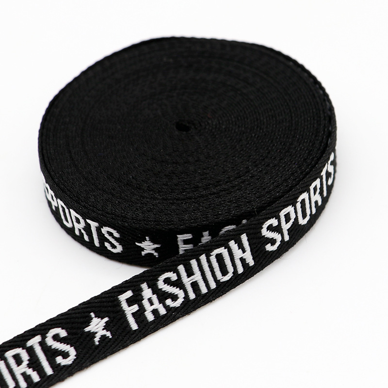 1.5 inch Heavy Duty Black Nylon Webbing Polyester Cotton Belt Strap Custom Tactical Belt Webbing Strap For Bag Camera Guitar