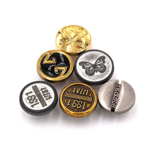 OEM ODM Factory Wholesale Vintage Plating Zinc Alloy Custom Denim Buttons Jeans Button and Rivets