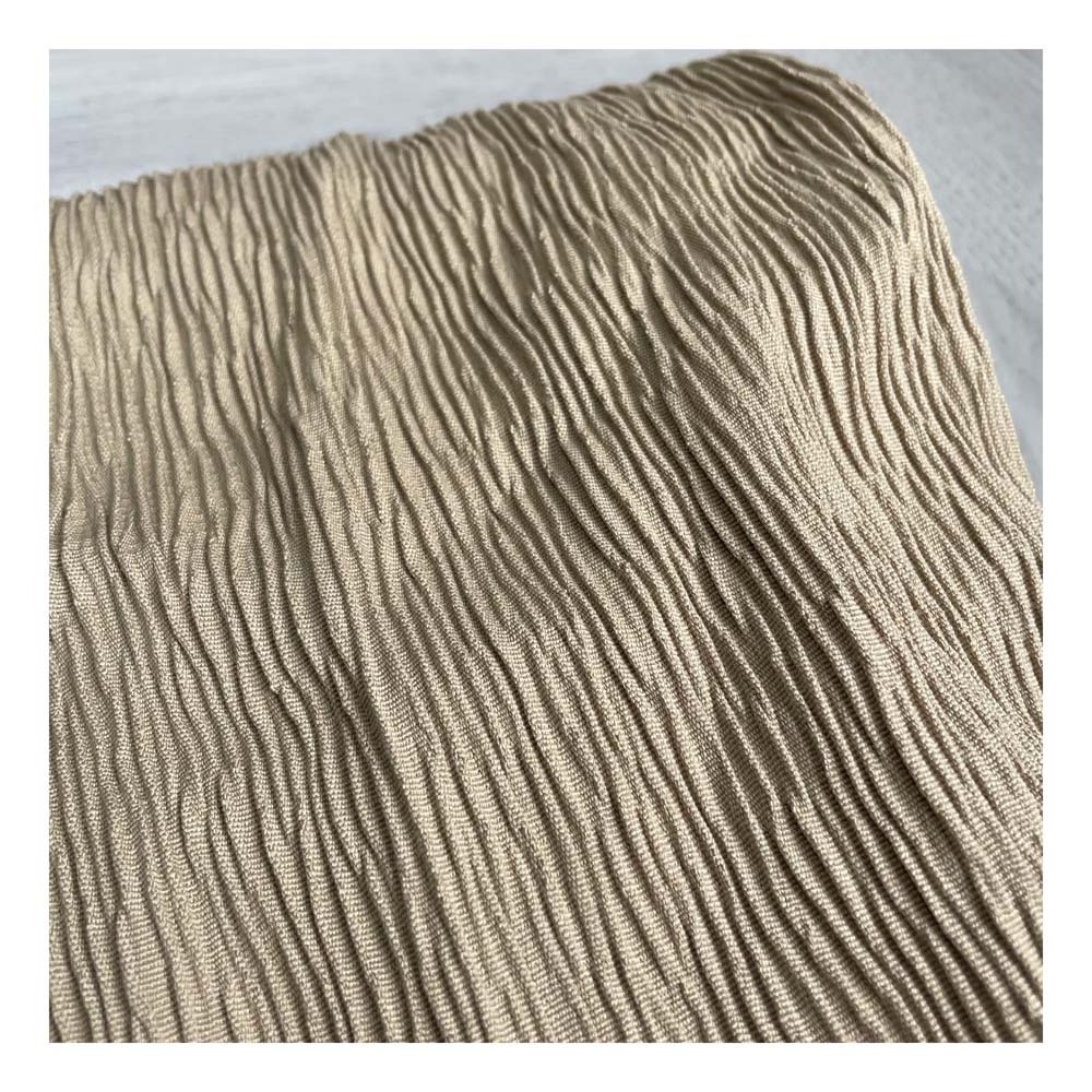 JYH Micro-elastic soft woven crinkle polyester fabric plain weave crepe Home textile fabric For  Furniture Protector