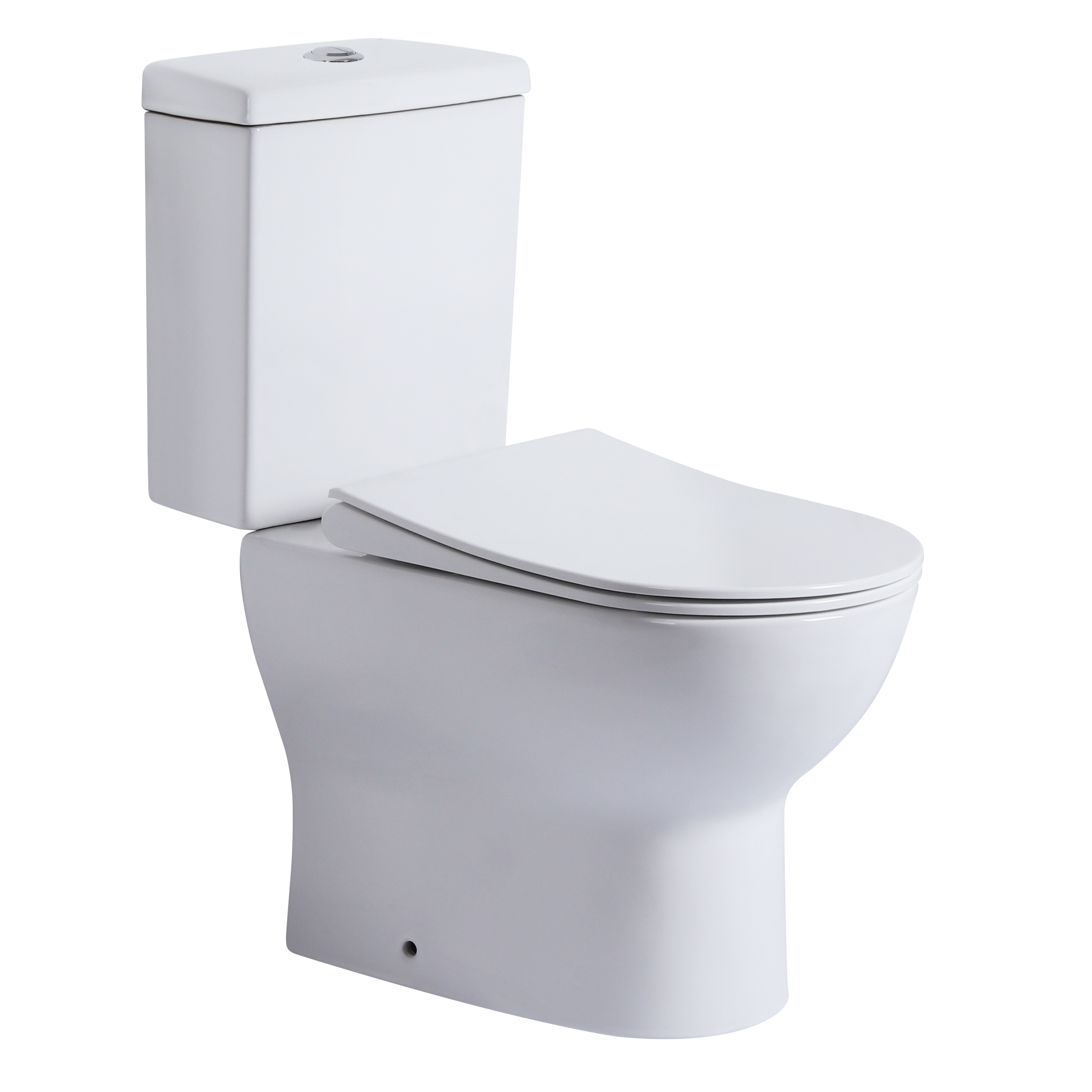 chaozhou toilet factory square cheap price washdown two piece  toilet for African market