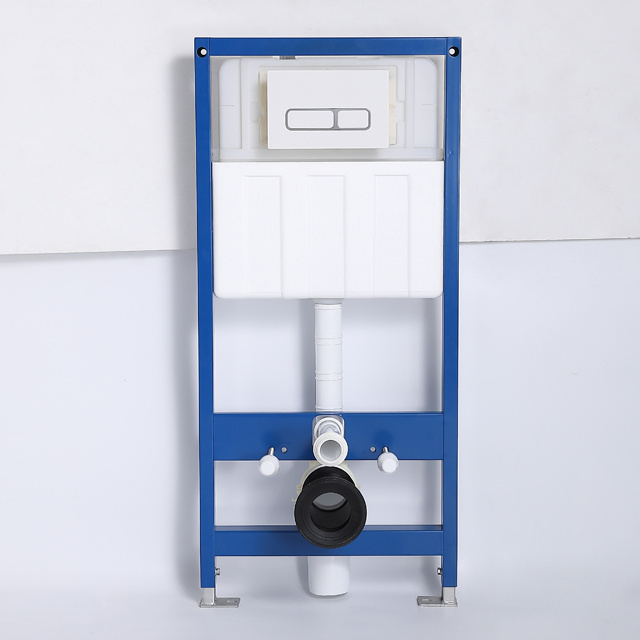 Bottom Price CE Concealed Cistern Water Tank Mechanism Flush Valve Push Button Plate Cover for Wall-hung Toilet Pneumatic