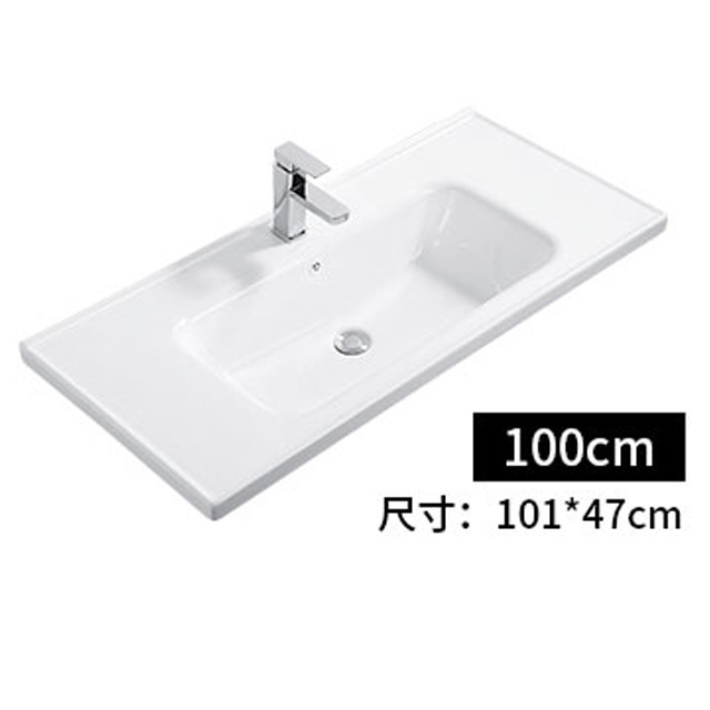 Rectangle Basin Sink Crystal Colorful Bathroom Glass Basin for Bathroom Cabinet