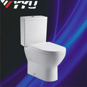 chaozhou toilet factory square cheap price washdown two piece  toilet for African market