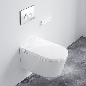 Toilet automatic new design 220V ceramic wall hung smart WC toilet intelligent water closet